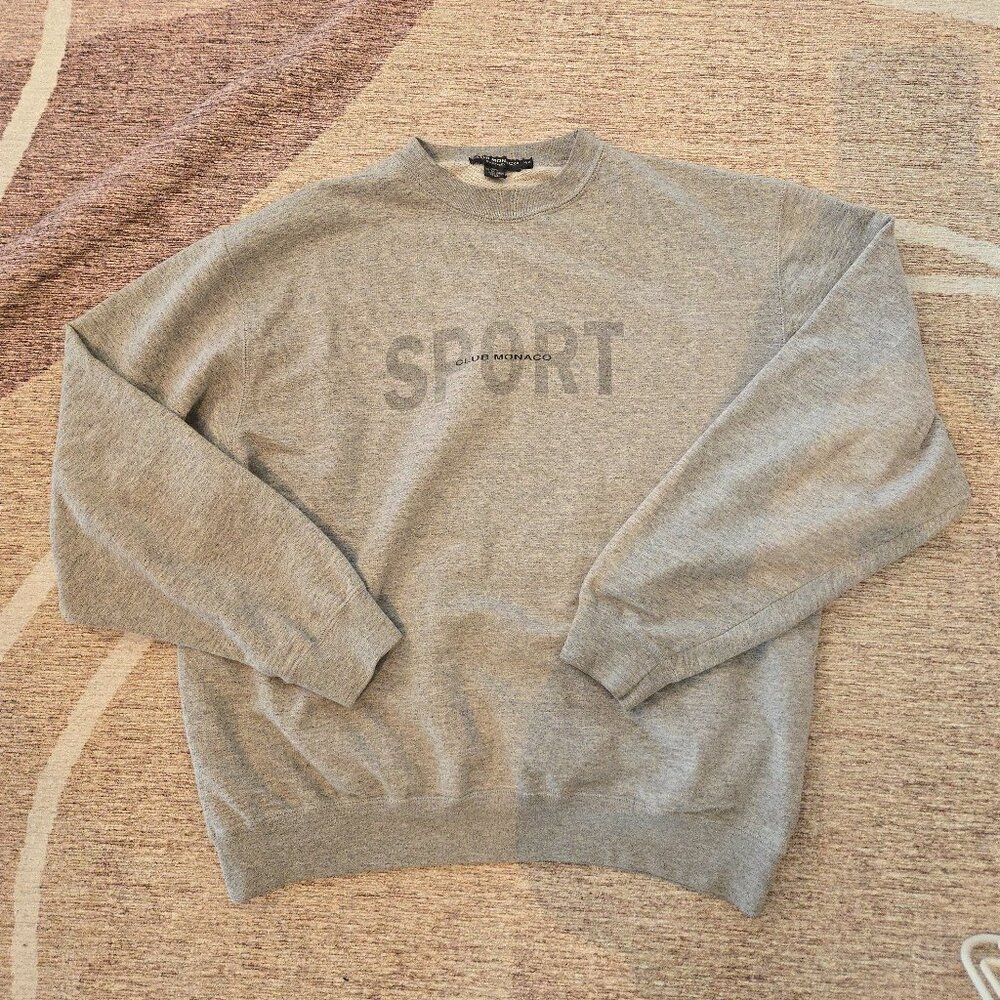 Club Monaco Made in Canada Sport Grey Sweater (M)